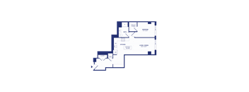 RiverPoint luxury apartments D4 floorplan