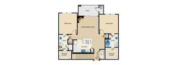 D5G Floor Plan at Berkshire Aspen Grove, Littleton, 80120