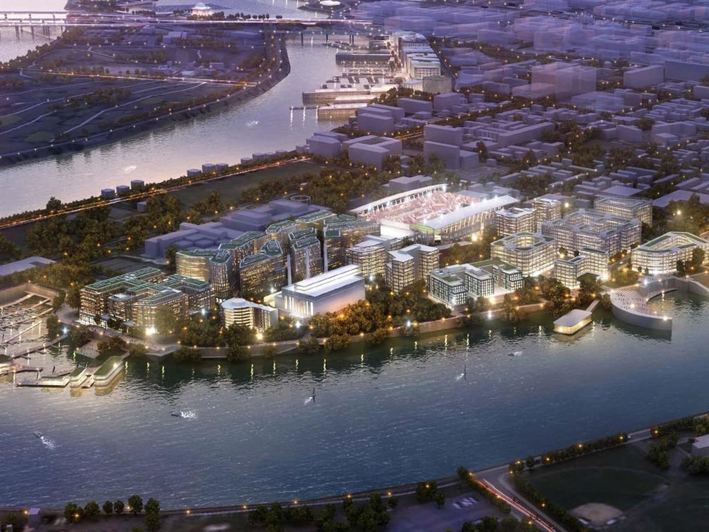 RiverPoint apartments in Washington, DC perfectly located between the Anacostia and Potomac Rivers