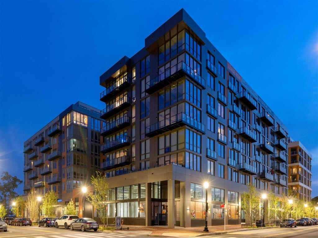 RiverPoint apartments  in Washington, DC building night view