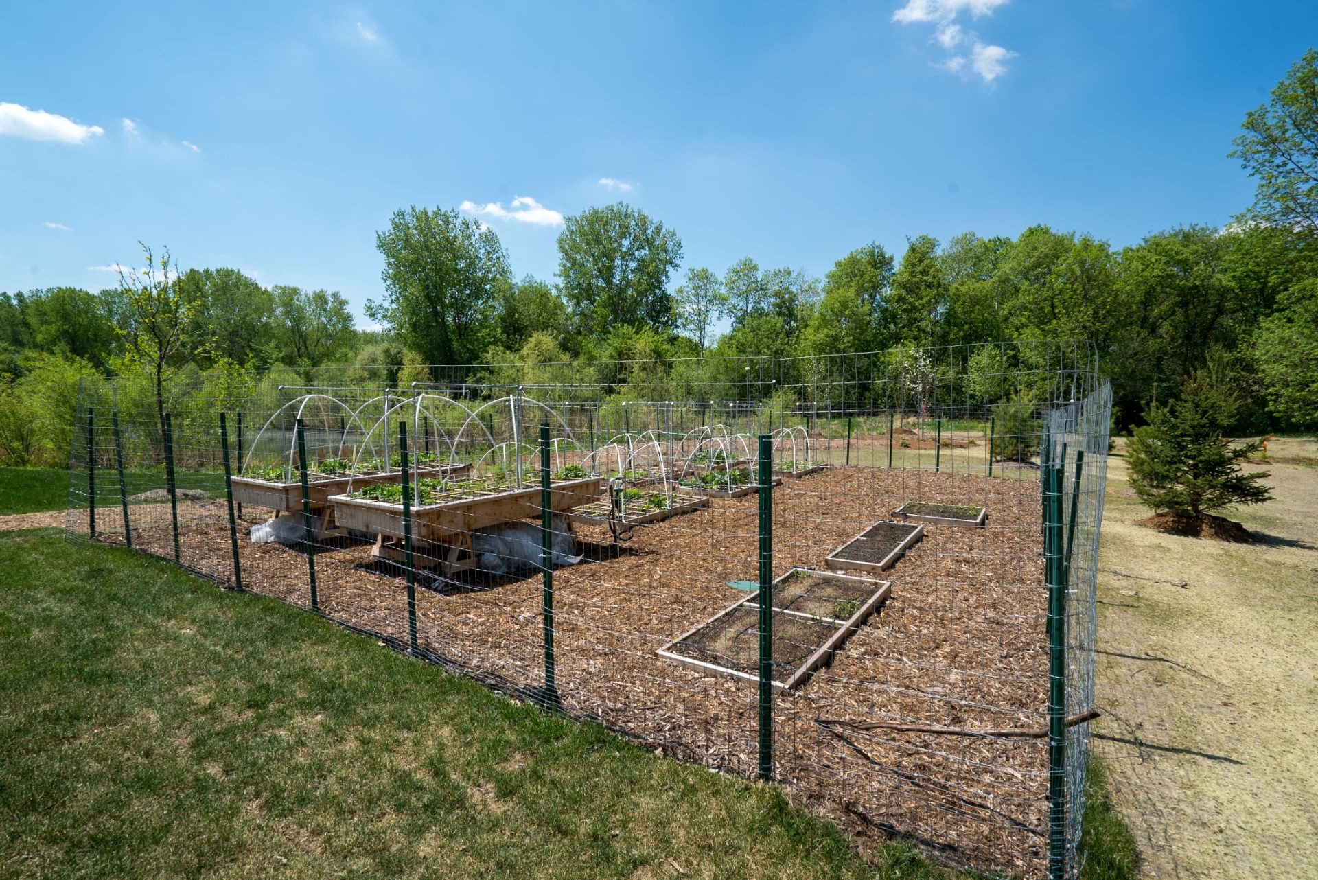Amenities Berkshire Central Apartments with Community Garden- 9436 Ulysses Street NE Blaine, MN. 55434