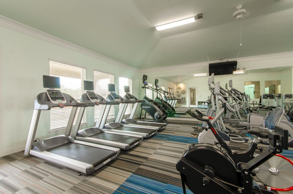 Gym area2 at Villages 3Eighty, Little Elm, Texas