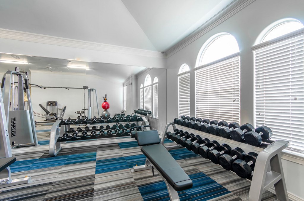 Clubhouse gym at Villages 3Eighty, Little Elm, TX