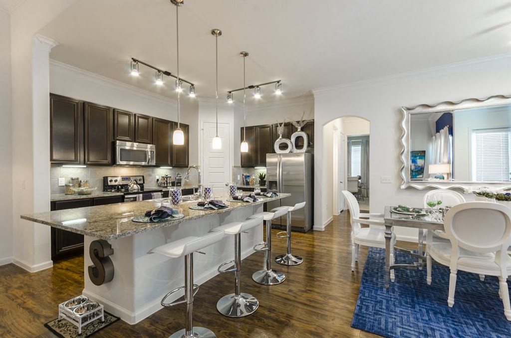 Kitchen at Villages 3Eighty, Little Elm, TX