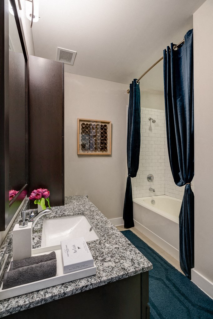 Spa Inspired Bathroom at Berkshire Dilworth, Charlotte, NC, 28204