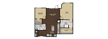 Caldwell Floor Plan at Berkshire Dilworth Charlotte 28204