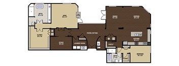 Lafayette Floor Plan at Berkshire Dilworth Charlotte North Carolina 28204