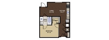 Worthington Floor Plan at Berkshire Dilworth Charlotte