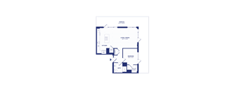 RiverPoint luxury apartments E1 floorplan