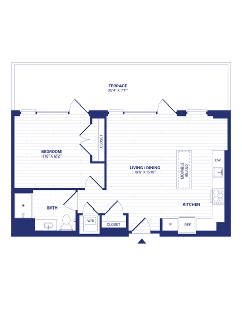 RiverPoint luxury apartments E6 floorplan