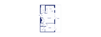 RiverPoint luxury apartments Penthouse E8 floorplan