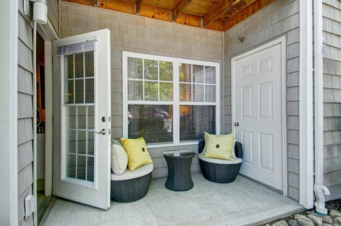 Private Patio or Balcony at Ellington Metro West, Massachusetts
