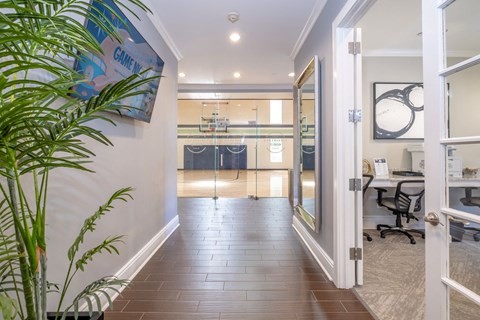 Ellington Metro West business center and athletic court