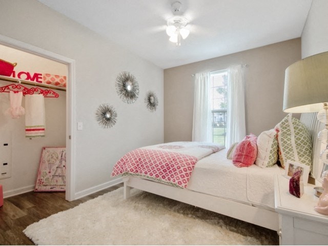 Spacious Bedroom With Comfortable Bed at Park at Briggs Ranch, San Antonio