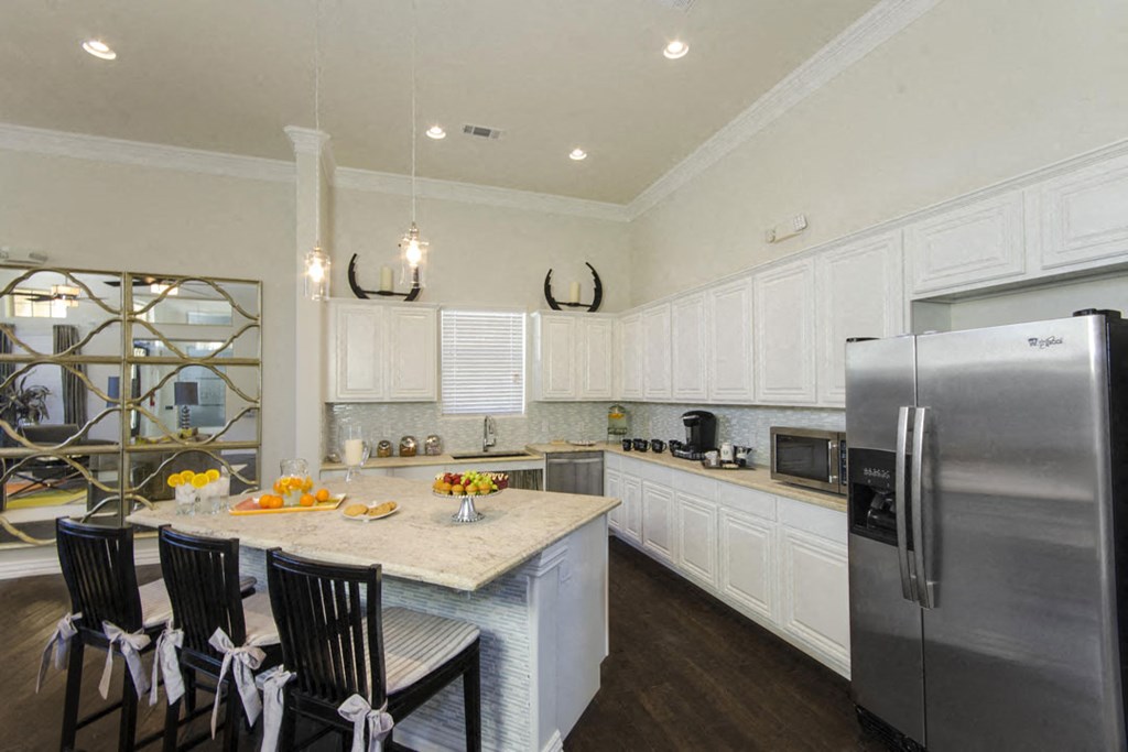 Large Island Kitchen With Custom Cabinetry at Park at Briggs Ranch, San Antonio, 78245