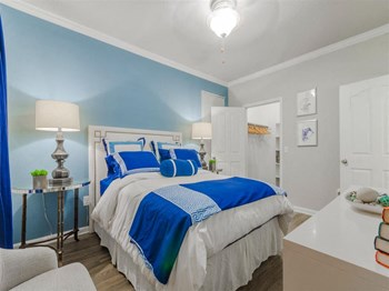Bedroom with comfy bed1 at Retreat at Magnolia, Magnolia, Texas - Photo Gallery 16