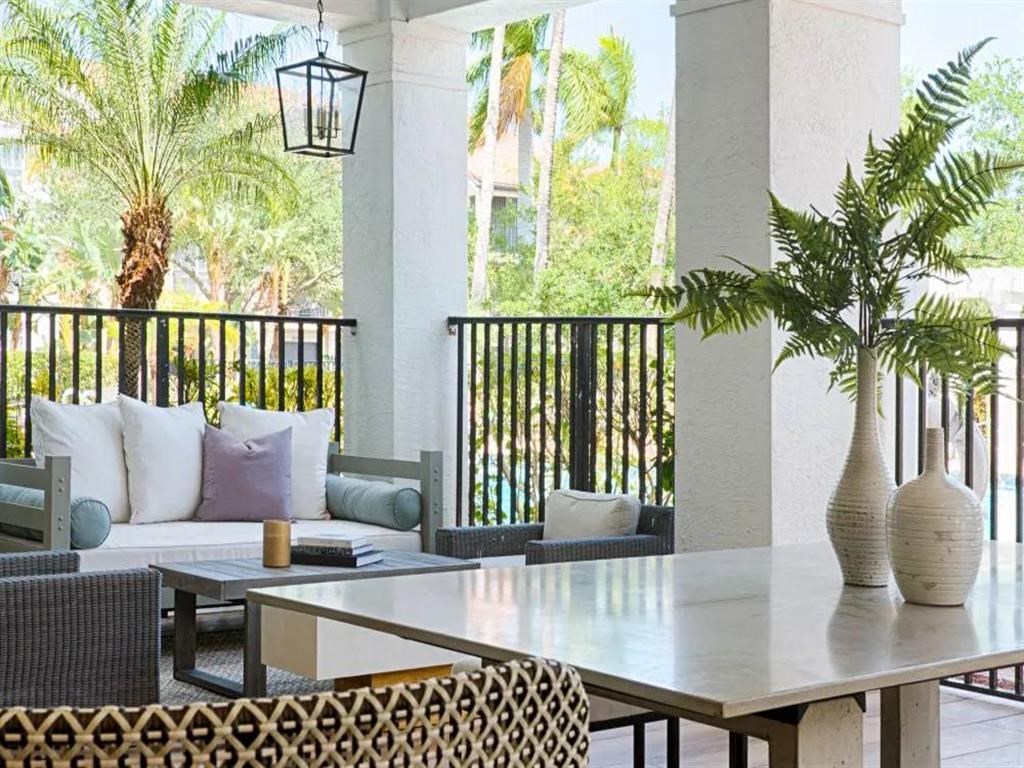 Outdoor Living Spaces at The Sophia at Abacoa, Jupiter, FL, 33458