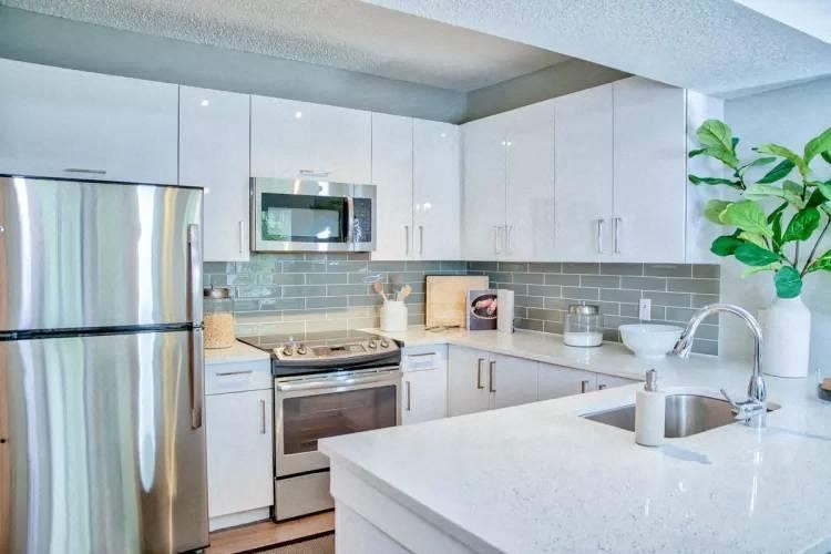 Gourmet Chef's Kitchen with Prep Peninsula at The Sophia at Abacoa, Jupiter, 33458