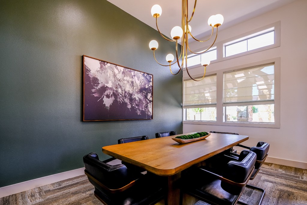 conference room at The Falls at Copper Lake apartments