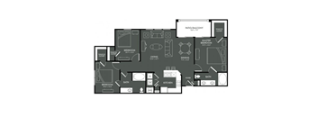 C1 floor plan at Park at Magnolia, Texas