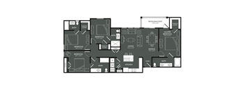 D1 floorplan at Park at Magnolia, Texas, 77354