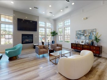 Living room with tv at Park at Magnolia, Texas, 77354 - Photo Gallery 25