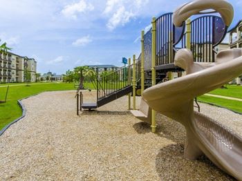 Playground for kids at Park at Magnolia, Magnolia, Texas