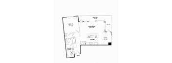 A21 floorplan at The Gabriella apartments