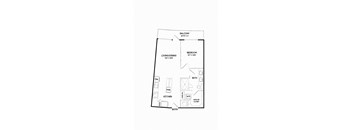 A2 floorplan at The Gabriella apartments