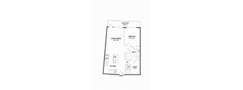A3 floorplan at The Gabriella apartments