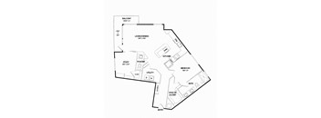A8A floorplan at The Gabriella apartments
