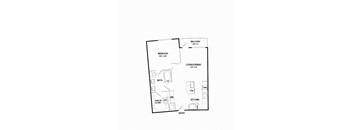 A9 floorplan at The Gabriella apartments