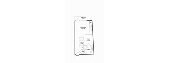 E1 floorplan at The Gabriella apartments