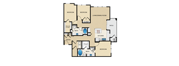 H1 Floor Plan at Berkshire Aspen Grove, Littleton, Colorado