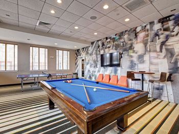 Resident Amenity Club with Billiards Room -HighPoint Apartments Quincy MA