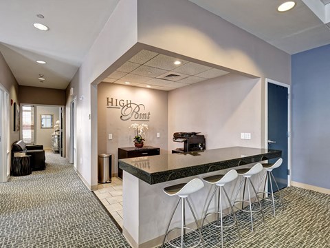 Resident Club-HighPoint Apartments Quincy-Pet-Friendly Apartments with Pet Park and Work From Home Space
