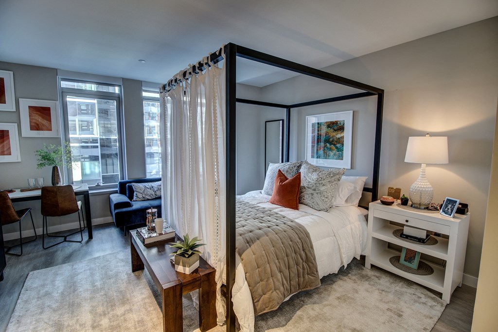 Studio Bedroom and Work-From-Home Space-VIA Seaport Residences