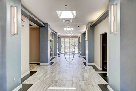 Resident Amenity Club with Lobby, Clubroom, Entertainment Room and Game Room -HighPoint Apartments Quincy MA