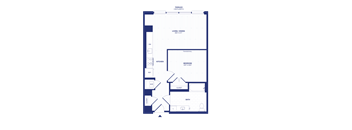 RiverPoint luxury apartments JRA1 floorplan