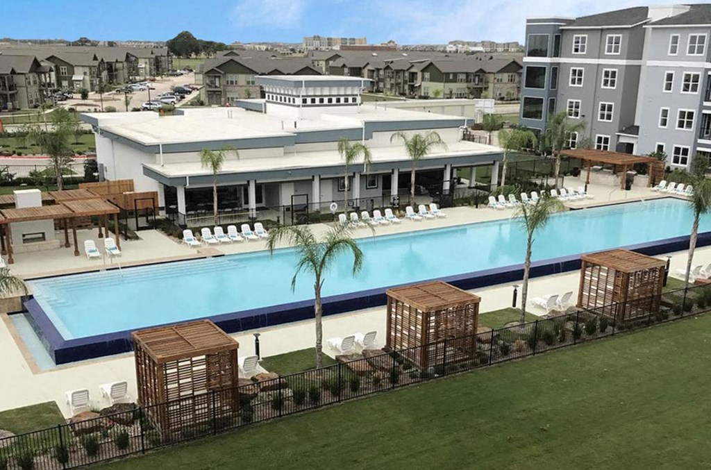 Aerial View Of Pool at Berkshire Creekside, Texas, 78130