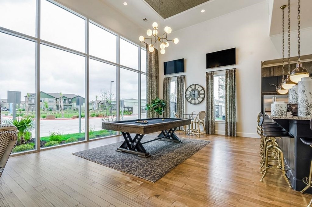 Billiards Table In Clubhouse at Berkshire Creekside, Texas, 78130