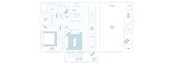 M54 A2 floor plan at Reveal 54, Georgetown, TX