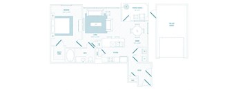 M54 A3 floor plan at Reveal 54, Georgetown, 78626