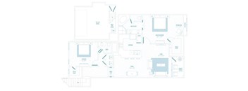 M54 B4 floorplan at Reveal 54, Georgetown, TX