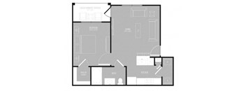 MBS A1 Floor plan at Park at Bayside, Rowlett, TX, 75088