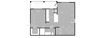 MBS A2Floor plan at Park at Bayside, Rowlett, 75088