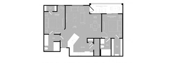 MBS B1Floor plan at Park at Bayside, Rowlett