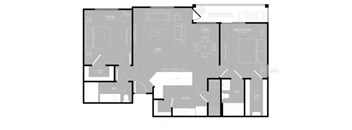 MBS B2Floor plan at Park at Bayside, Texas, 75088