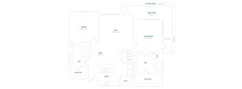 MLR B2 floor plan at Reveal at Lake Ridge, Grand Prairie, TX, 75054