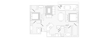 MOK B1 floor plan at Reveal at Onion Creek, Austin